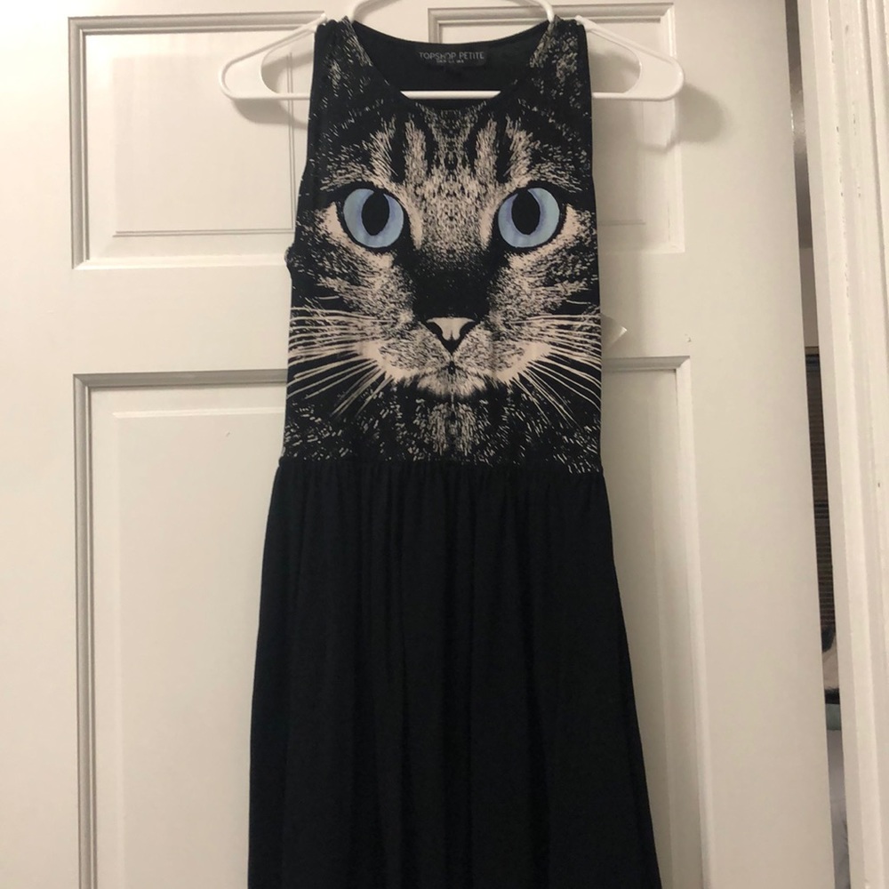 Sleeveless cat dress